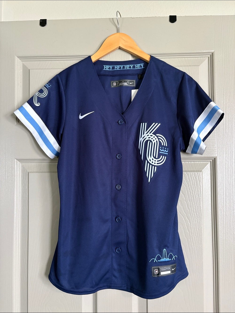 Nike Kansas City Royals Benintendi #16 City Connect Baseball Jersey - Women's